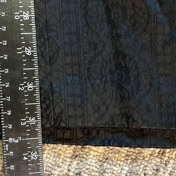 Lane Bryant Women’s Size 16 Lace Print Dress Pants Black Straight Leg Stretch‎ - Picture 7 of 9